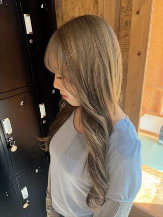 カラー 🦋ヘーゼルベージュ ×レイヤー/mayuのヘアスタイル