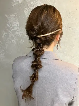 ロング カラー パーマ ヘアアレンジ メンズ キッズ kotona 🤍miuraのヘアスタイル