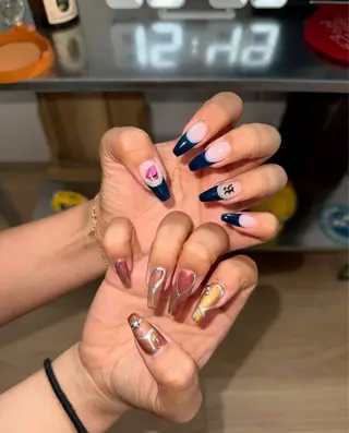 ネイル 🌏AURORA | RiRi🪐のネイルデザイン