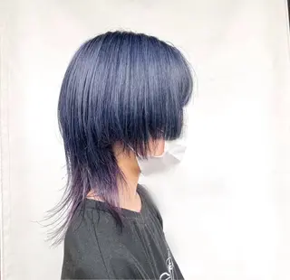 ミディアム カラー lore umeのヘアスタイル