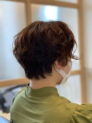 ショート パーマ 佐野 智史のヘアスタイル