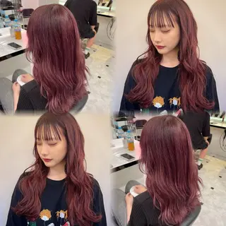 カラー 🪽ハイトーン🏹 ブリーチ🫧海志🍿のヘアスタイル