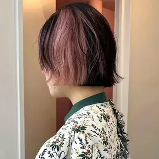 ショート カラー ハイトーン/ボブ 🎀sonokaのヘアスタイル