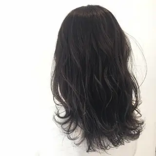 カラー ロング 地毛風ストレート/ 髪質改善/榎本流行のヘアスタイル