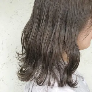 ミディアム カラー 艶髪育成サロン 京橋 shinのヘアスタイル