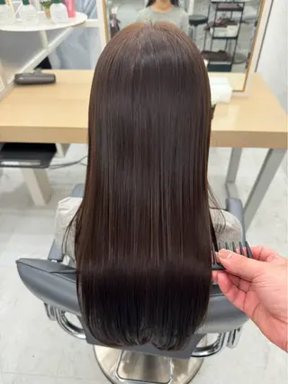 ロング 今話題の艶髪矯正 美艶カラー/FUKAのヘアスタイル