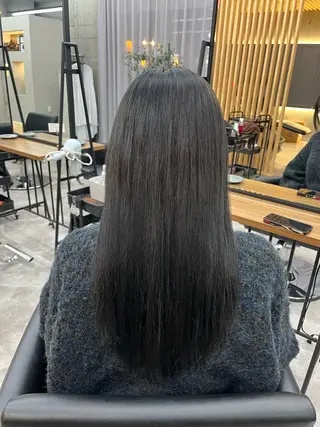 ロング 奥野JAPAN🌈 艶髪カラーのヘアスタイル