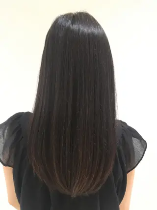 ロング 市野 ひかるのヘアスタイル
