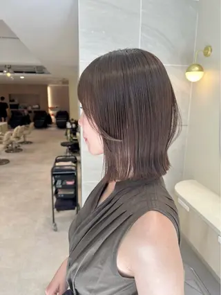 ショート カラー 透明感カラー🌿 グレージュ🐺陽介のヘアスタイル