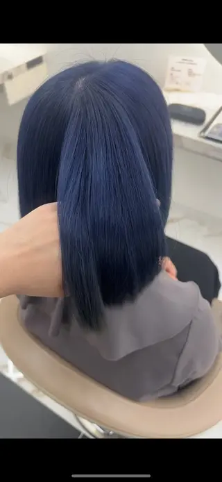 カラー 安藤 千聖のヘアスタイル