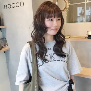 カラー 透明感カラー🫧HI NAKO/ROCCOのヘアスタイル
