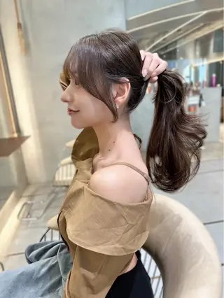 ロング Ruri縮毛矯正 酸性ストレートのヘアスタイル