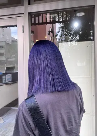 ミディアム カラー 村田梨乃/ minim hairのヘアスタイル