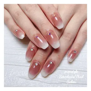 ミディアム ネイル 🐾enen style 🐾のネイルデザイン