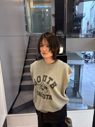ショート 竹田 佳奈のヘアスタイル
