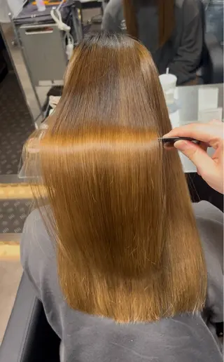 ロング 縮毛矯正 /伊藤はるかのヘアスタイル