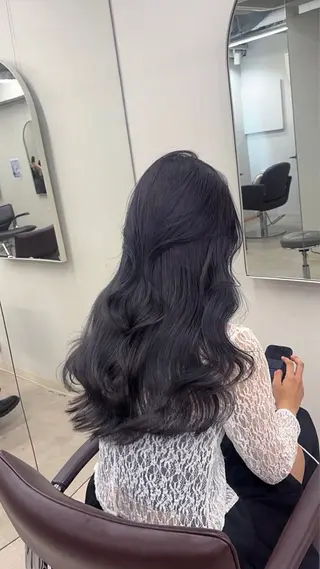 ロング 盛れる艶カラー× レイヤーカット/咲来のヘアスタイル