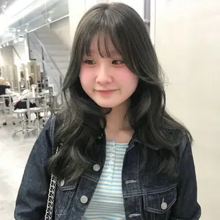 セミロング fev ririのヘアスタイル