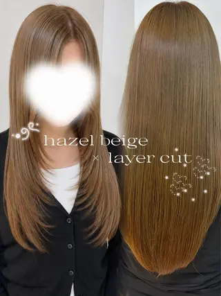ロング カラー バッサリカット募集中 星川まお𝜗𝜚のヘアスタイル
