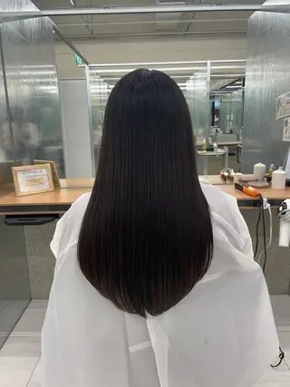 ロング 暖色🎀ゆるふわ☁️ MOERI 🍒のヘアスタイル