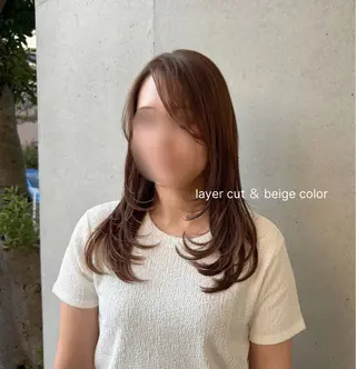 セミロング レナ🧸🤎 アメリシュシュのヘアスタイル