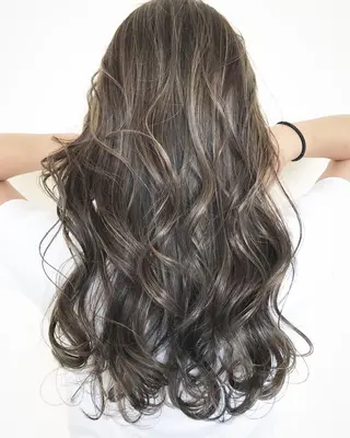 セミロング カラー 髪質改善サロン ARCHE野瀬冬馬のヘアスタイル