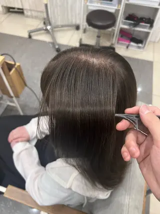 ミディアム カラー 白髪ぼかし特化/富沢 太白区/千葉達人のヘアスタイル