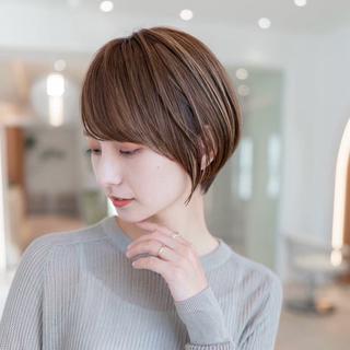 ショート カラー 渋谷ボブ特化 /田中航平のヘアスタイル