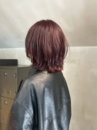 ミディアム mei🪽 カラー/パーマモデルのヘアスタイル