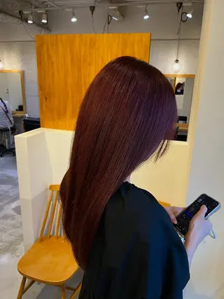 ロング カラー 本城 真奈のヘアスタイル