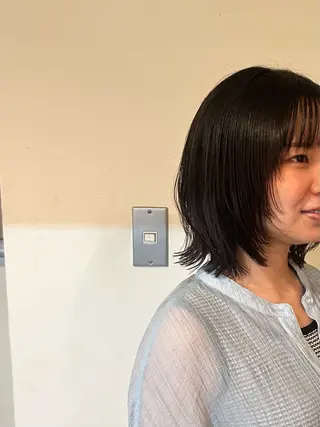 ミディアム ORe'S HAIR BE　GLaDまなみのヘアスタイル