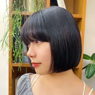 ショート カラー 似合わせレイヤー/ ケアパーマ/高倉のヘアスタイル