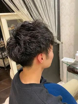パーマ メンズ 【育休中】EARTH 荒井店HARUNAのヘアスタイル