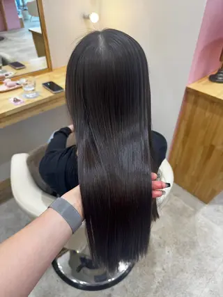 ロング 盛れる透明感カラー ♡ayana♡のヘアスタイル