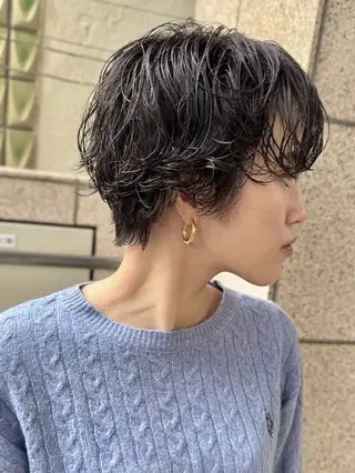 ショート パーマ go s go(e) 店　コンドウマチコのヘアスタイル