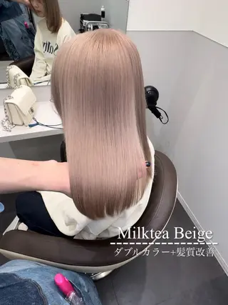 ミディアム カラー ハイトーン特化💍 NØRN💍韓国のヘアスタイル