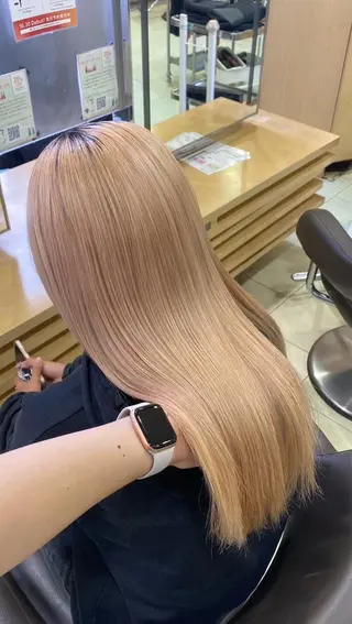 ミディアム カラー マツエク・マツパ レイヤーカット メンズカット坂本翔のヘアスタイル
