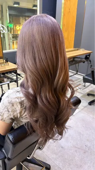 ロング カラー mer.. ゆらのヘアスタイル