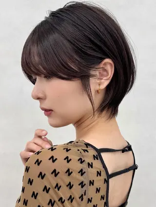 ショート カラー リオ艶髪️🫧 透明感カラー🦋のヘアスタイル
