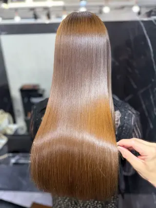 ロング カラー JIN|朝楽になる 乾かしただけで極艶髪のヘアスタイル