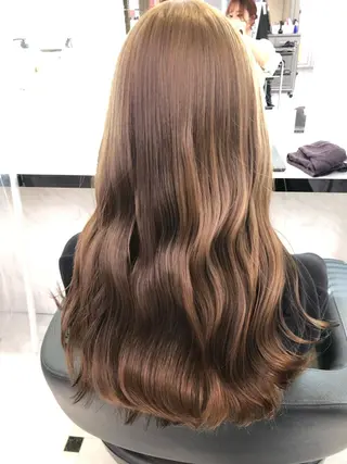 ミディアム カラー ヘアアレンジ 透明感/艶髪/💖 トレンドスタイル💖のヘアスタイル