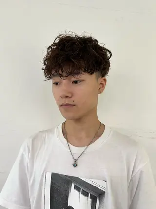 パーマ メンズ 海外風スタイル Gakutoのヘアスタイル