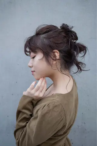 ミディアム カラー 前田 敬太のヘアスタイル