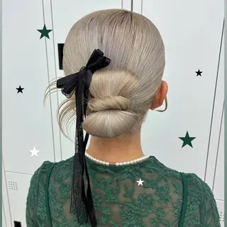 ヘアアレンジ 艶カラー⋆ヘアセット ⋆エクステ⋆みゆ🌼のヘアスタイル