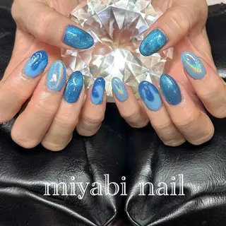 ネイル miyabi nail 桂川駅近くのネイルデザイン