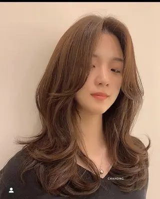 ロング ヘアアレンジ 韓国好き🇰🇷 美容師MIKUのヘアスタイル