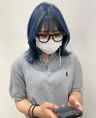 ミディアム カラー mir MIYUのヘアスタイル