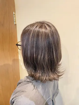 セミロング カラー おがわ らいむ🕊️のヘアスタイル