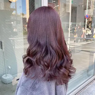 セミロング カラー ブリーチなし透明感 カラー/MISANOのヘアスタイル