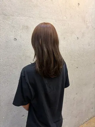 ミディアム カラー 透明感カラー/艶 ✖️上品/修生🥀のヘアスタイル